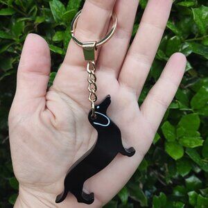 Dachshund Keychain